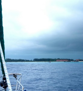 Approach to Bimini Channel with Markers