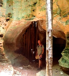 Al at Rock Sound Caves
